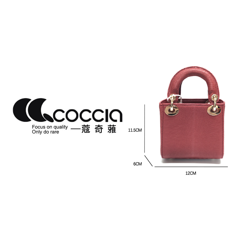 「高定女包」蔻奇蕥COCCIA 高定私人专属蜥蜴女包 EE4035 迷你 DF
