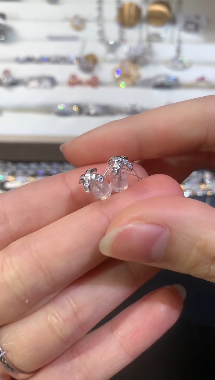 【闪购商品】钻石耳饰18K金镶嵌S546|980