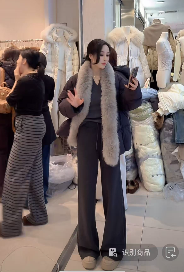 90白鸭绒加厚百搭女装网红短款#4249