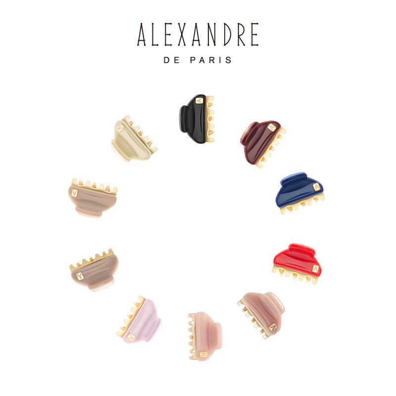 ALEXANDRE DE PARIS巴黎亚历山大旺多姆迷你抓夹简约百搭