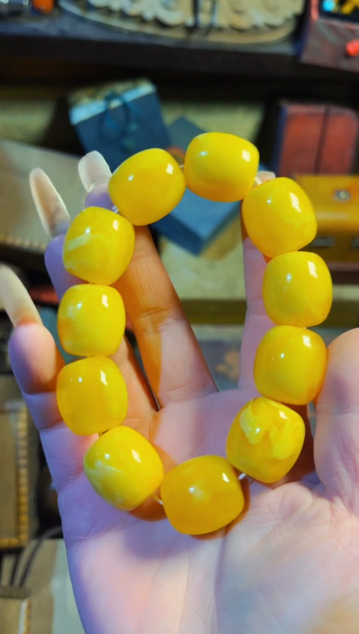 【闪购商品】蜜蜡颈饰未镶嵌兰妹精品优选链接64