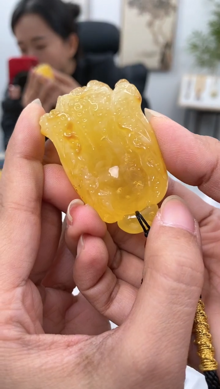 【闪购商品】蜜蜡裸石未镶嵌天然琥珀蜜蜡白菜