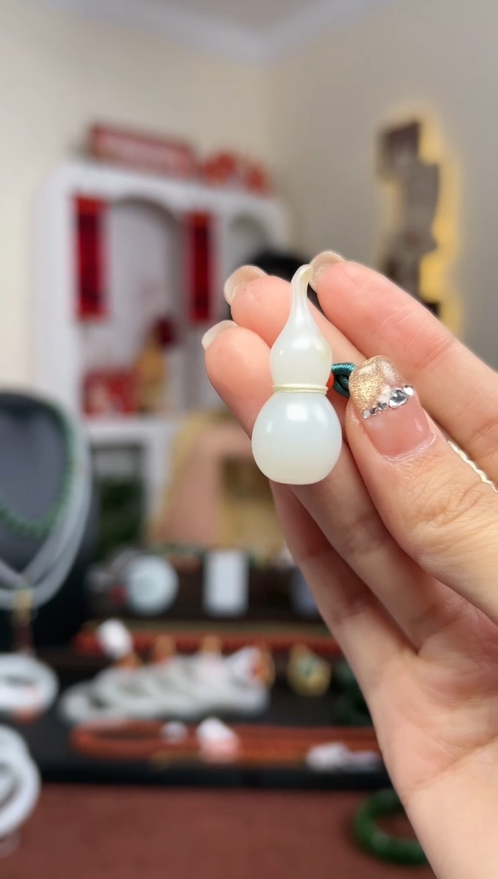 【闪购商品】和田玉颈饰未镶嵌D9- 34*15 葫芦