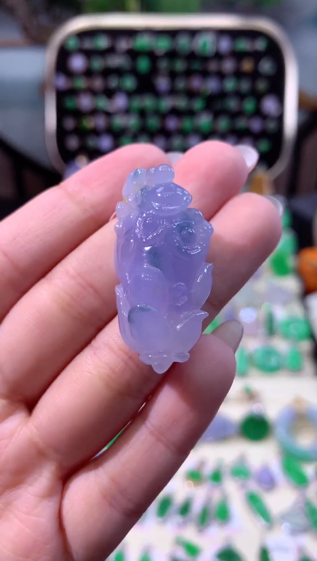 【闪购商品】翡翠颈饰未镶嵌缅甸天然A货翡翠