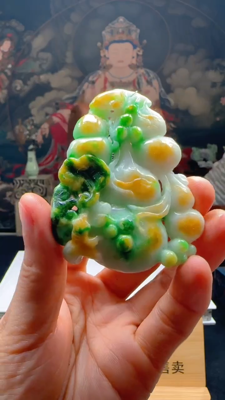 【闪购商品】定制翡翠未镶嵌L-@@QJXS2881