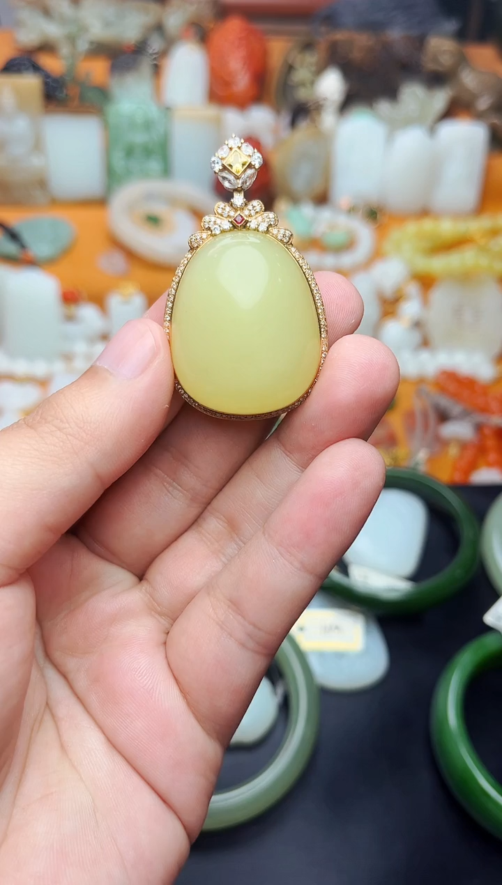 【闪购商品】和田玉颈饰未镶嵌吊坠01
