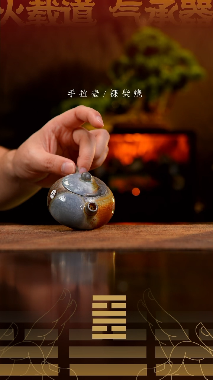 夸烧柴烧河豚西施壶22