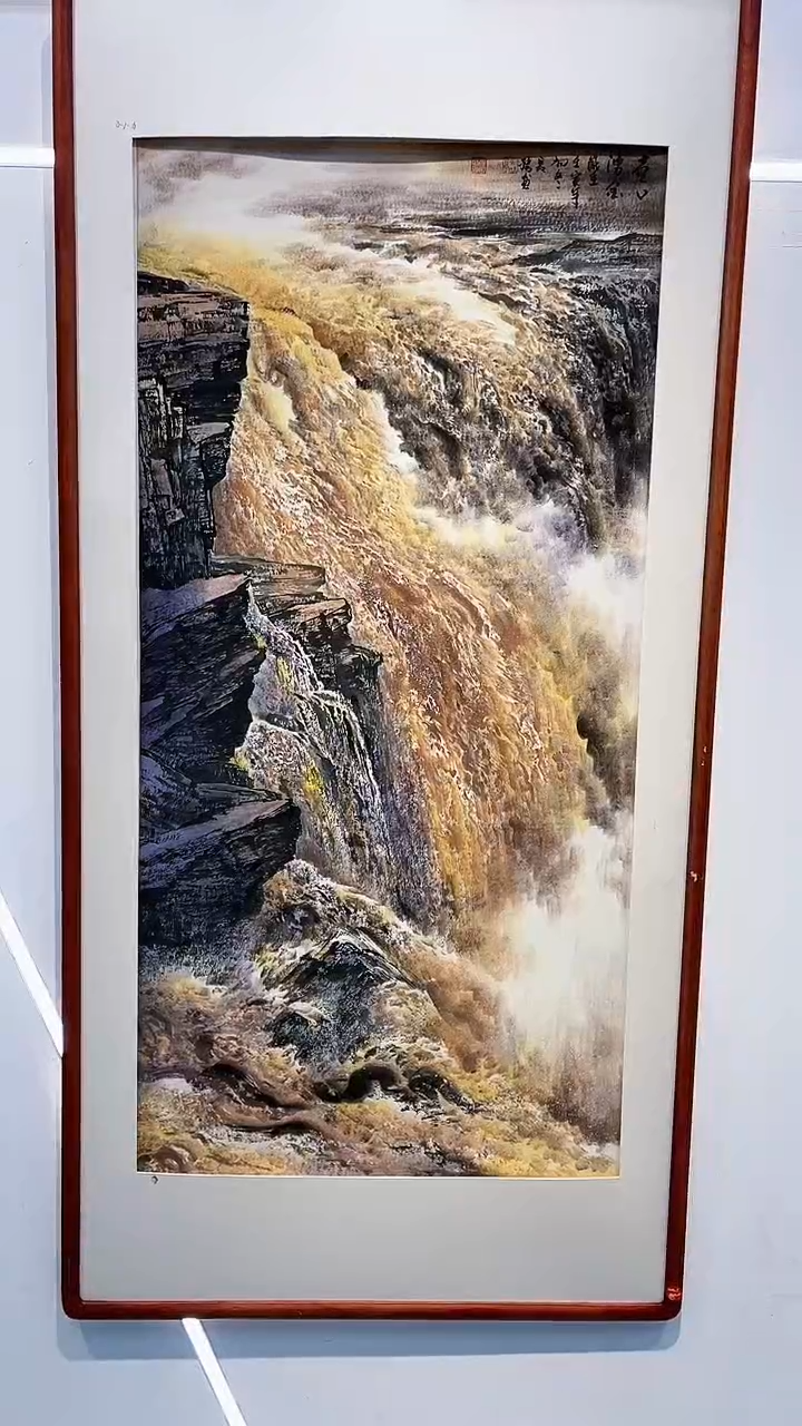 【闪购商品】绘画李长胜绘画8平尺黄河邮集作品