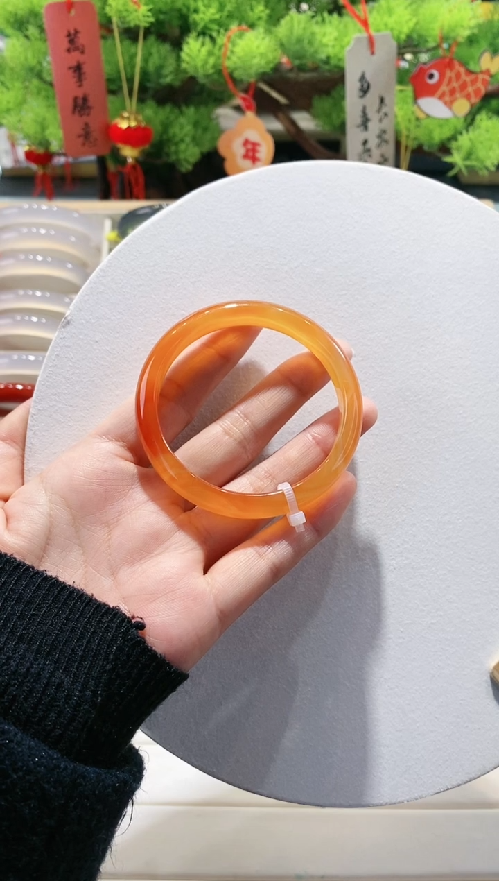 【闪购商品】玛瑙/玉髓手镯未镶嵌65-54.6