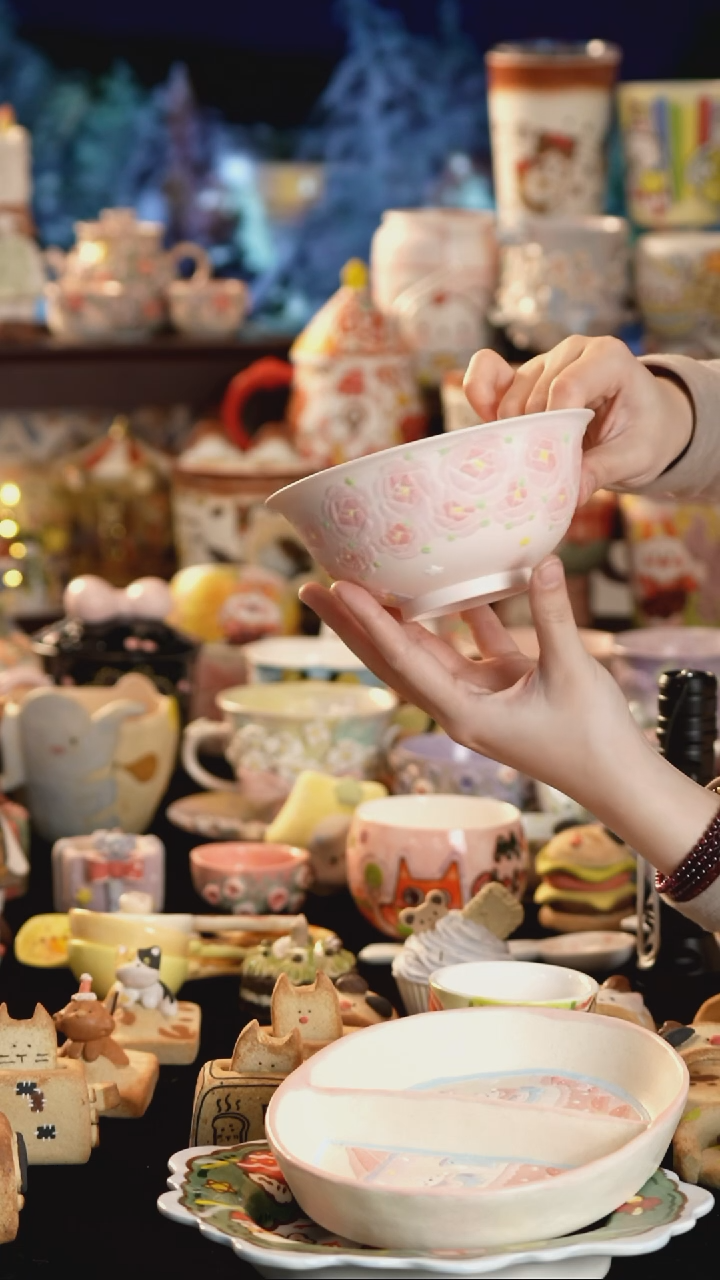 其他陶景德镇釉下彩手绘设计师款陶瓷