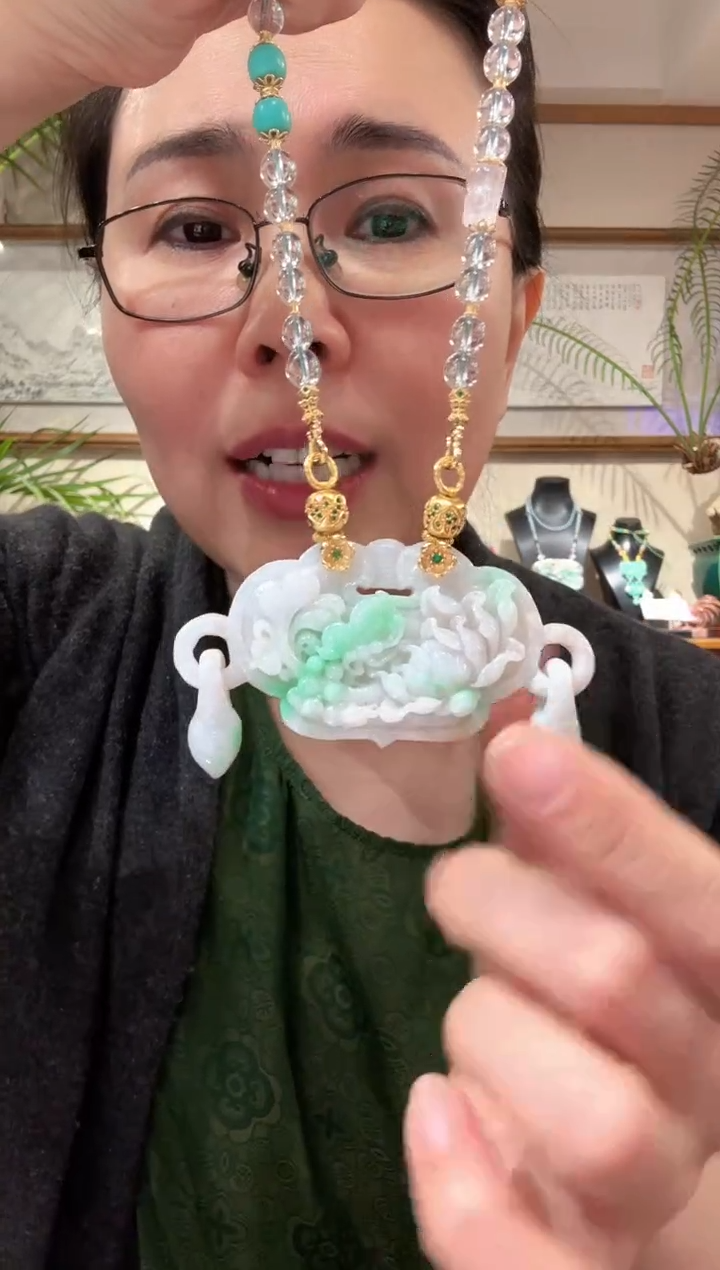 【闪购商品】翡翠颈饰未镶嵌国风