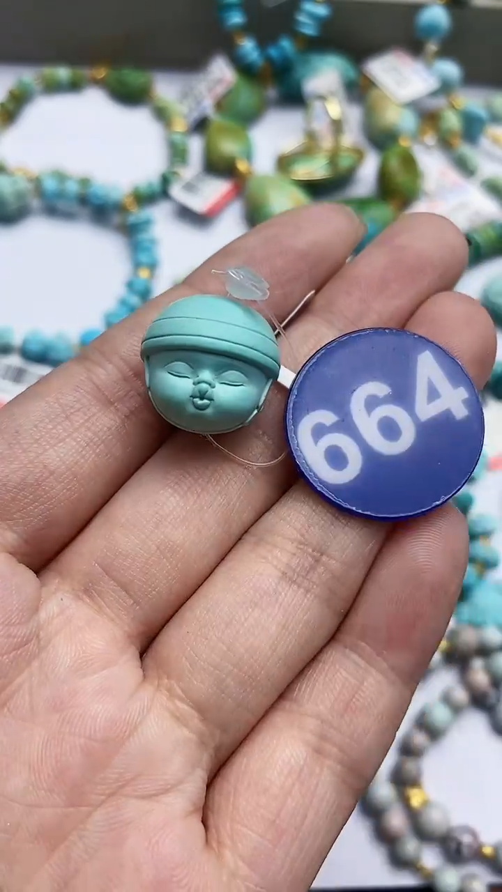 【闪购商品】绿松石雕刻件未镶嵌664