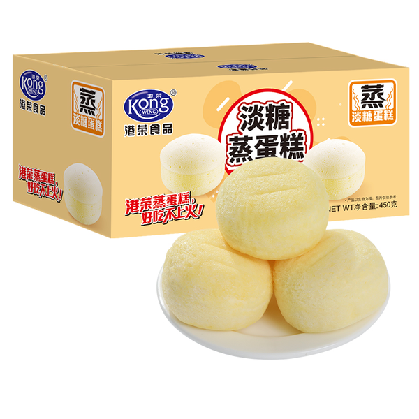 港荣淡糖蒸蛋糕 450g