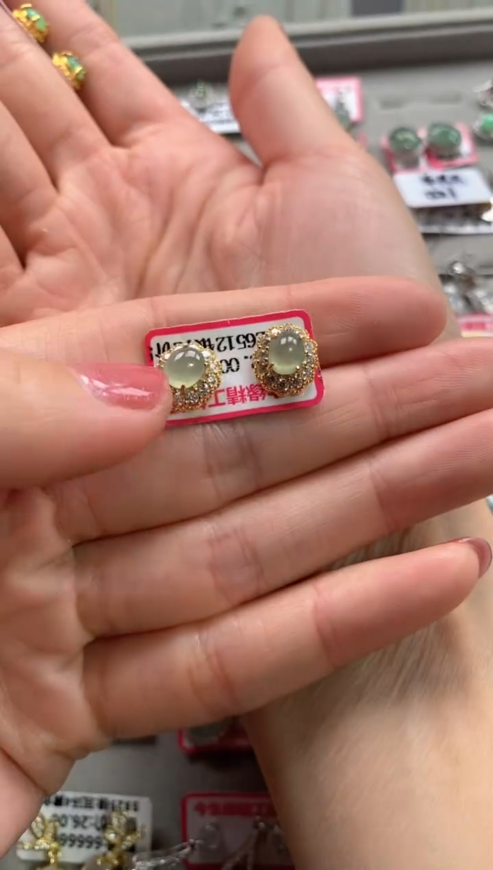 【闪购商品】翡翠戒指银S925镶嵌111111-6