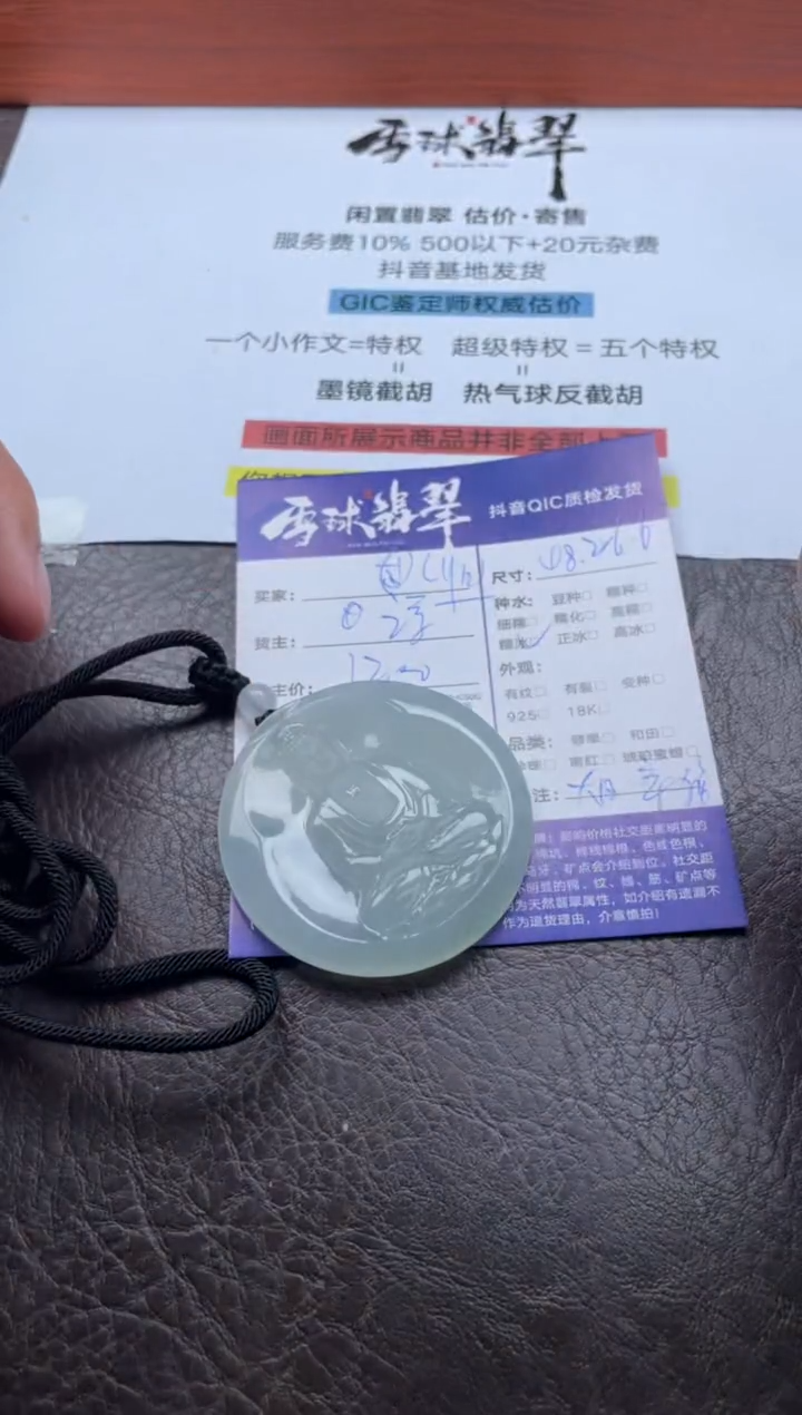 颈饰未镶嵌翡翠淡**定19431031015