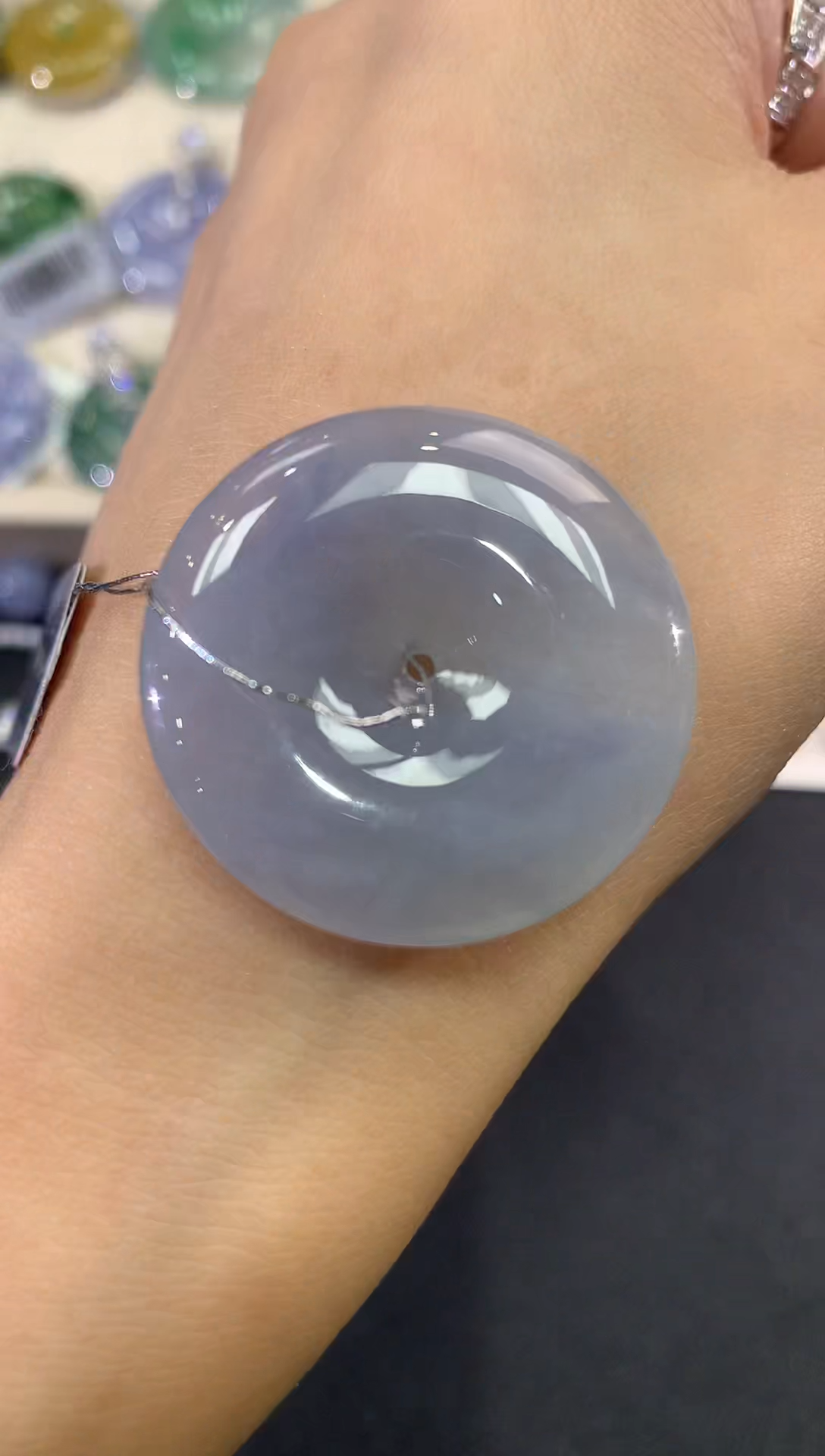 【闪购商品】翡翠吊坠(不含链)未镶嵌a64紫货有色差