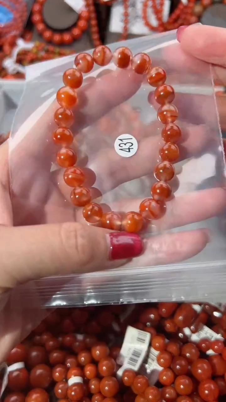 【闪购商品】南红玛瑙手串未镶嵌8