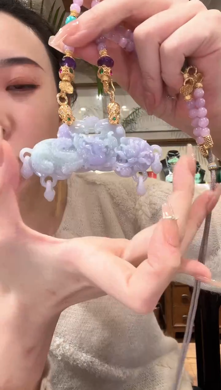 【闪购商品】翡翠颈饰未镶嵌国风