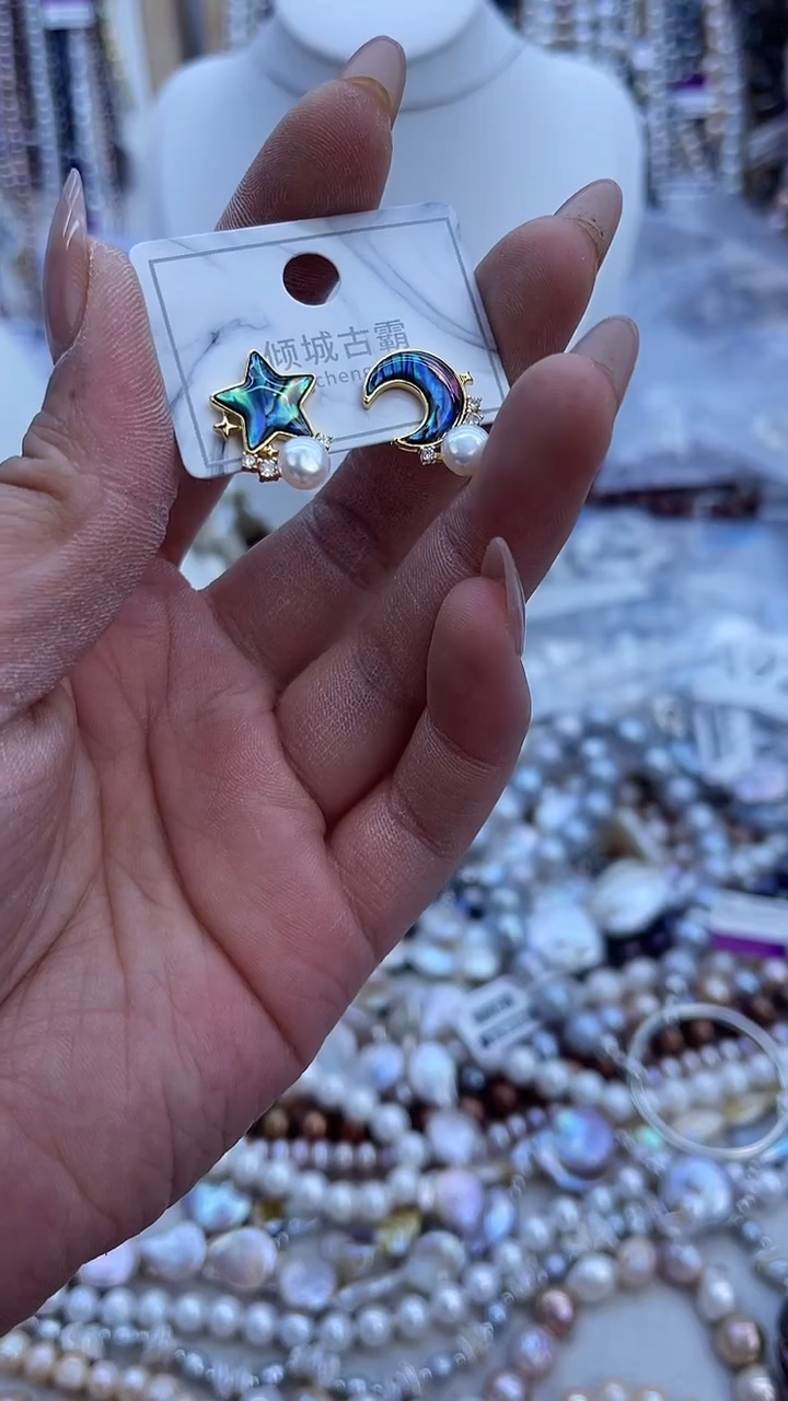 【闪购商品】淡水珍珠耳饰未镶嵌935