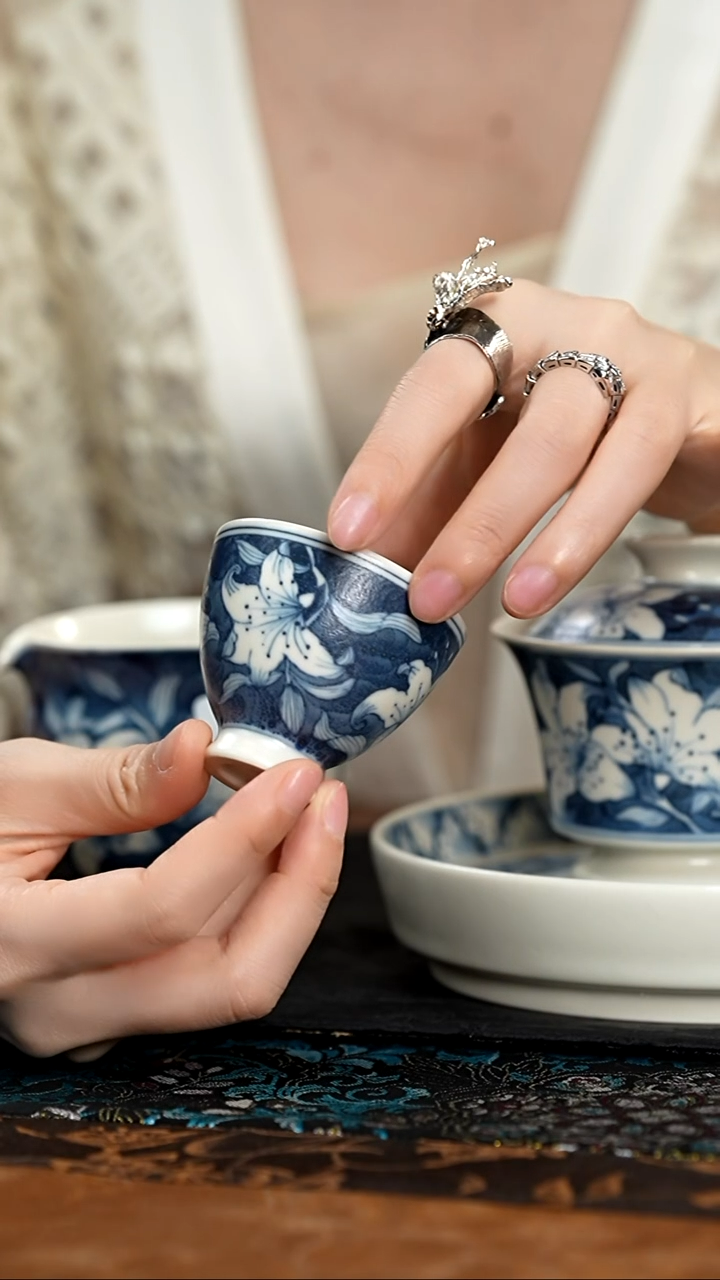 见珊陶影主人杯茶杯
