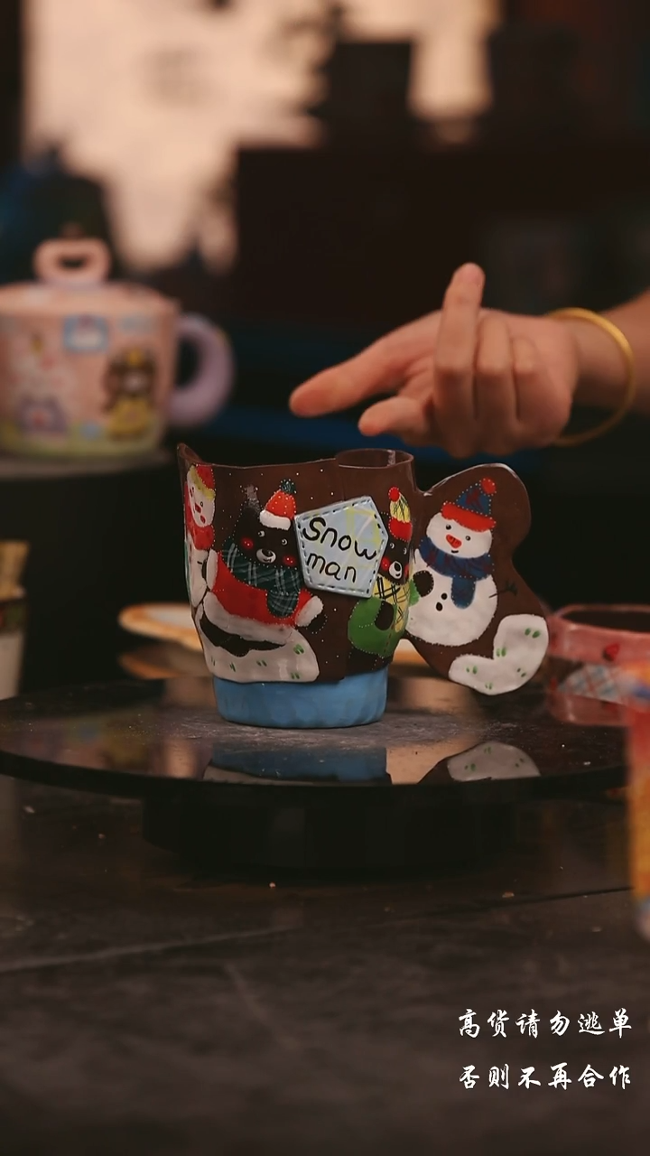 陶瓷景德镇可爱设计师款陶瓷