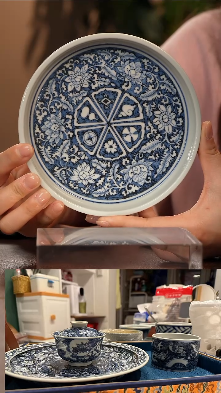 【闪购商品】青花瓷茶具斌芬陶瓷97