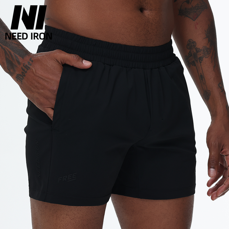 NI NEEDIRON铁种二代2.0超强四向弹力专业力训深蹲短裤力量举透气