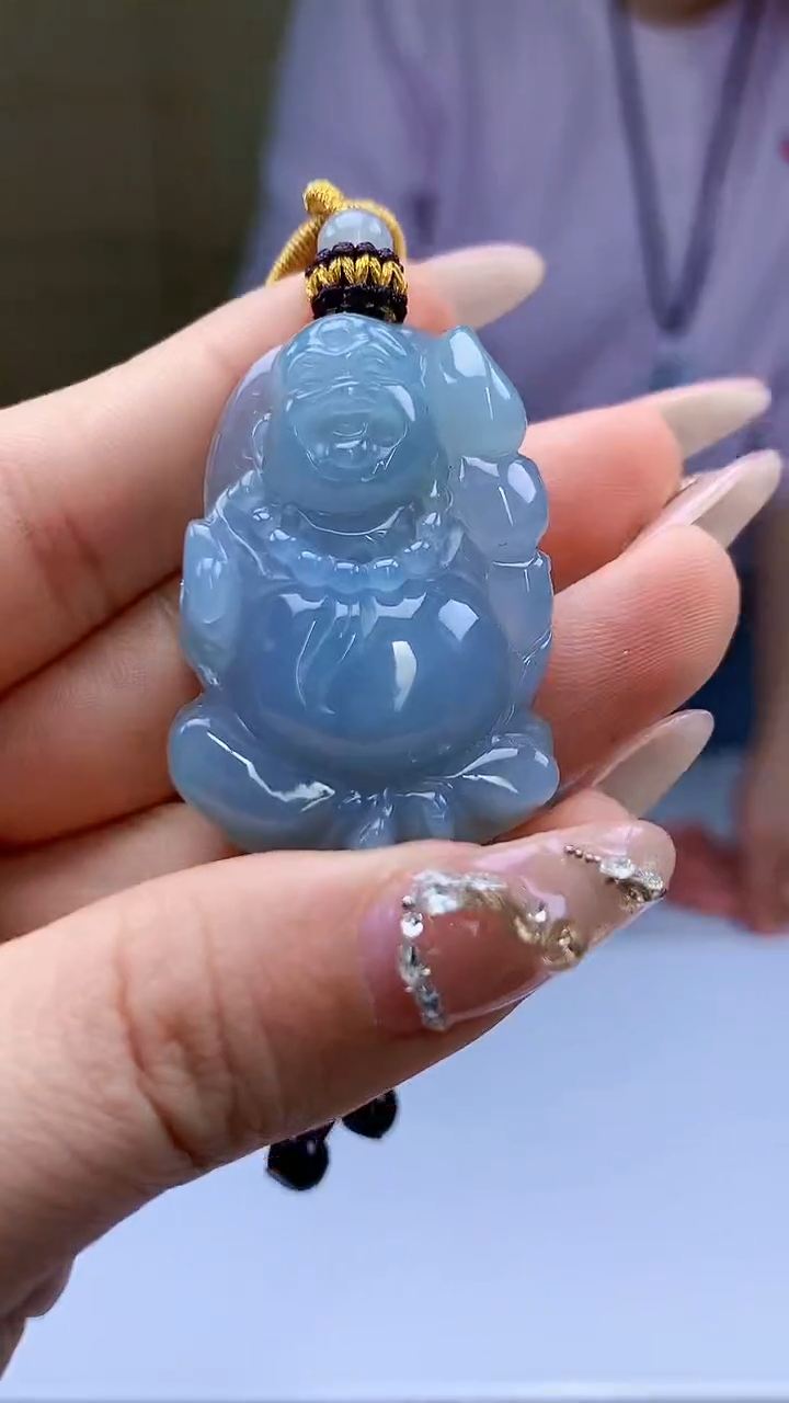 【闪购商品】定制翡翠未镶嵌4902ty-毛货挂件127