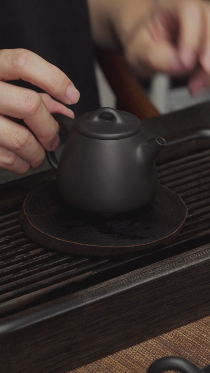 【闪购商品】紫砂茶壶老紫泥还原烧-高石瓢-120CC