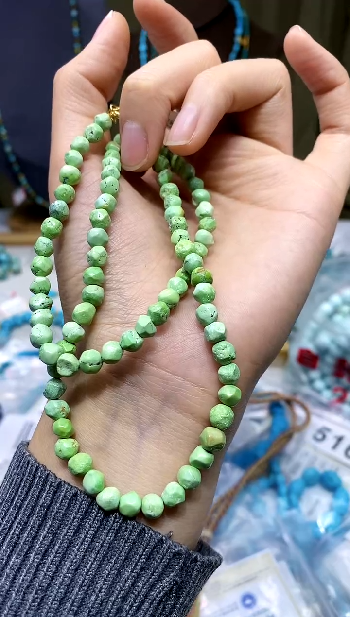 【闪购商品】绿松石未镶嵌项链624
