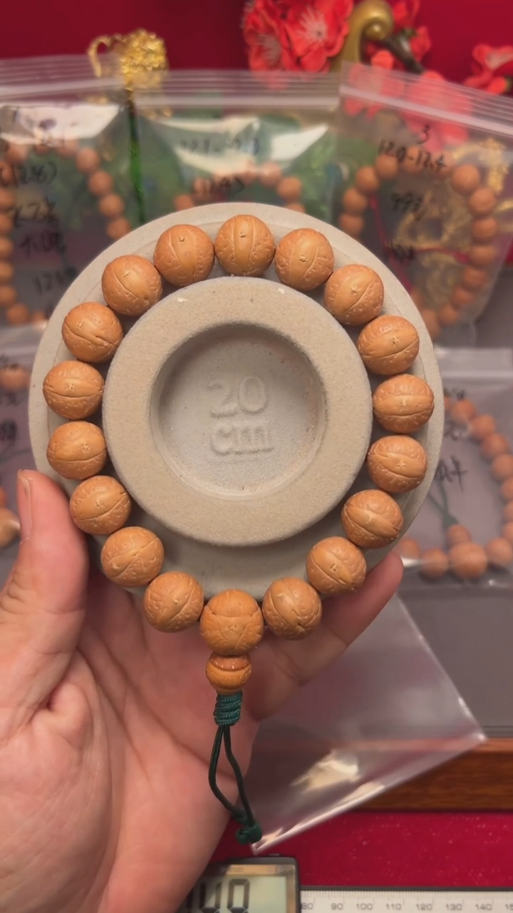 凤眼菩提手串8号高货14+的足球圆大眼睛