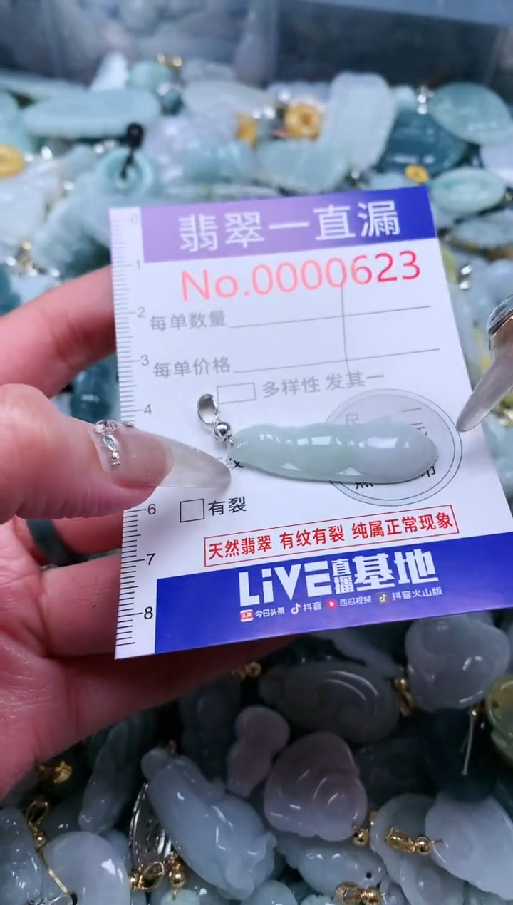 【闪购商品】翡翠吊坠(不含链)未镶嵌623