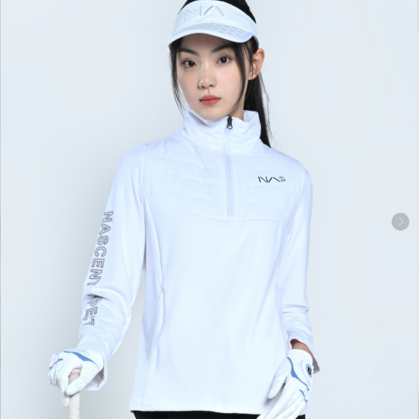 NAgolf恩爱高尔夫服装女士秋季休闲百搭户外训练运动加厚防风风衣