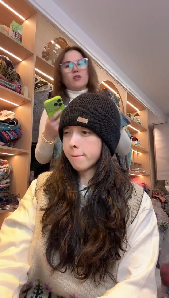 羊毛细羊毛黑色纯色帽