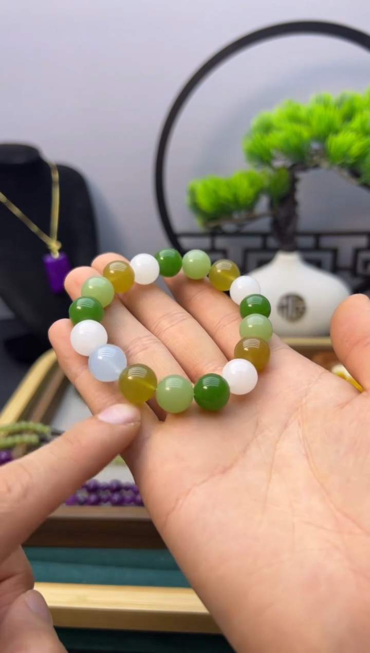 【闪购商品】和田玉手链未镶嵌S411      