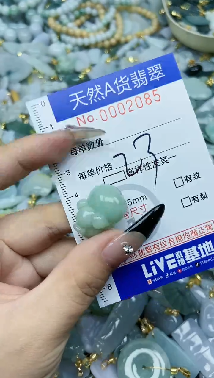 【闪购商品】翡翠颈饰未镶嵌天然A货翡翠