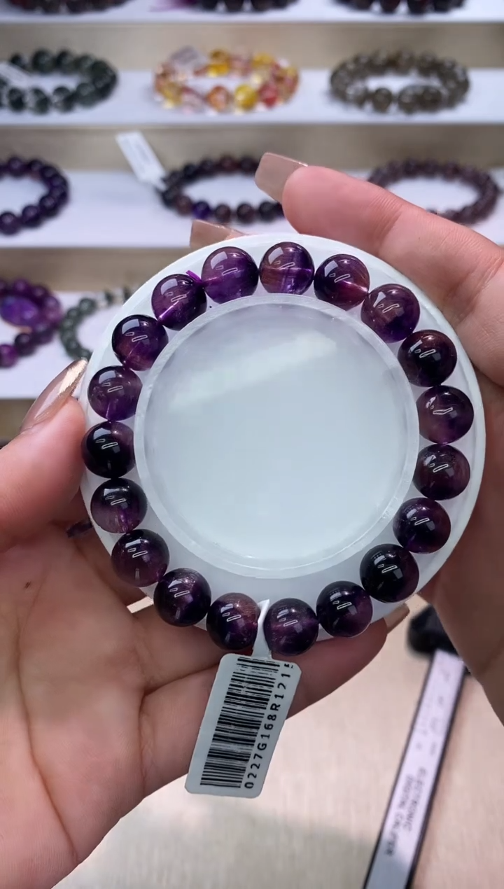 【闪购商品】水晶手链未镶嵌紫超七10m+