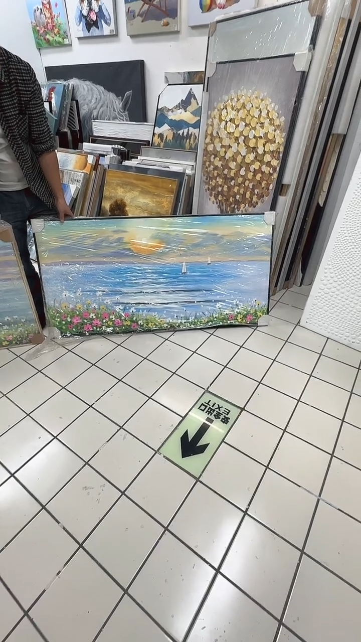 竖款168 美术馆 装饰画