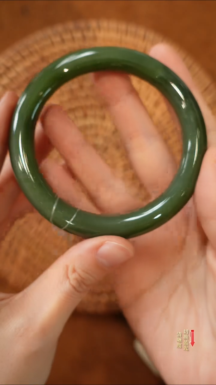 【闪购商品】和田玉手镯未镶嵌0215-020（60圈口）