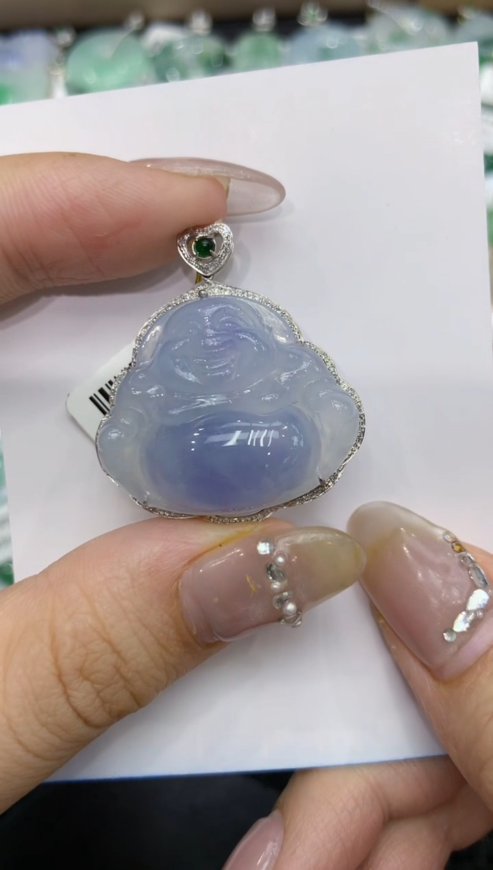 【闪购商品】翡翠颈饰18K金镶嵌222222222