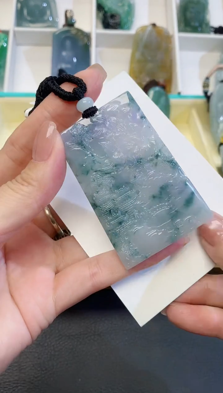 颈饰未镶嵌翡翠缅甸天然翡翠