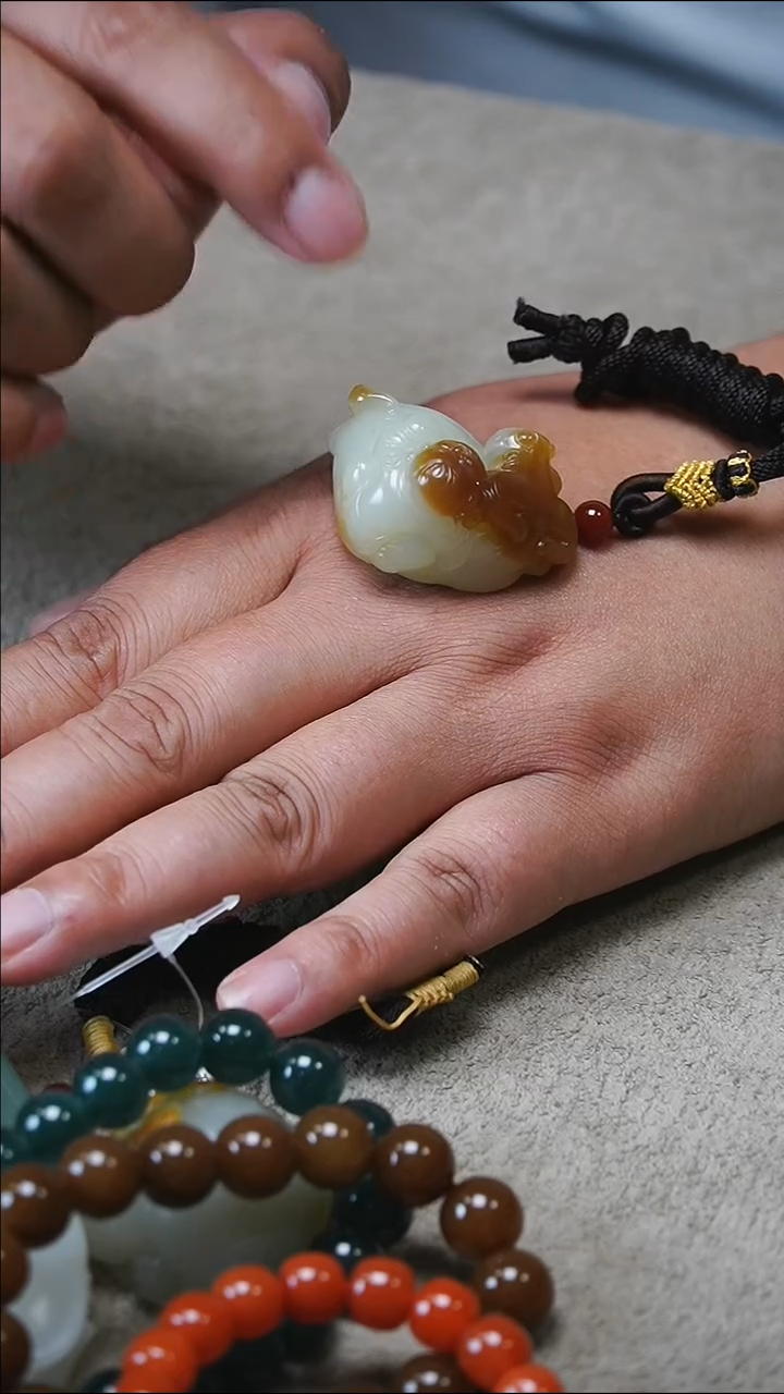 手链未镶嵌和田玉新疆 金山糖 