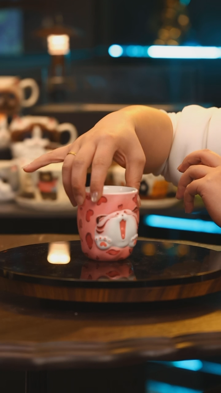 【闪购商品】杯子景德镇高温釉下彩手绘