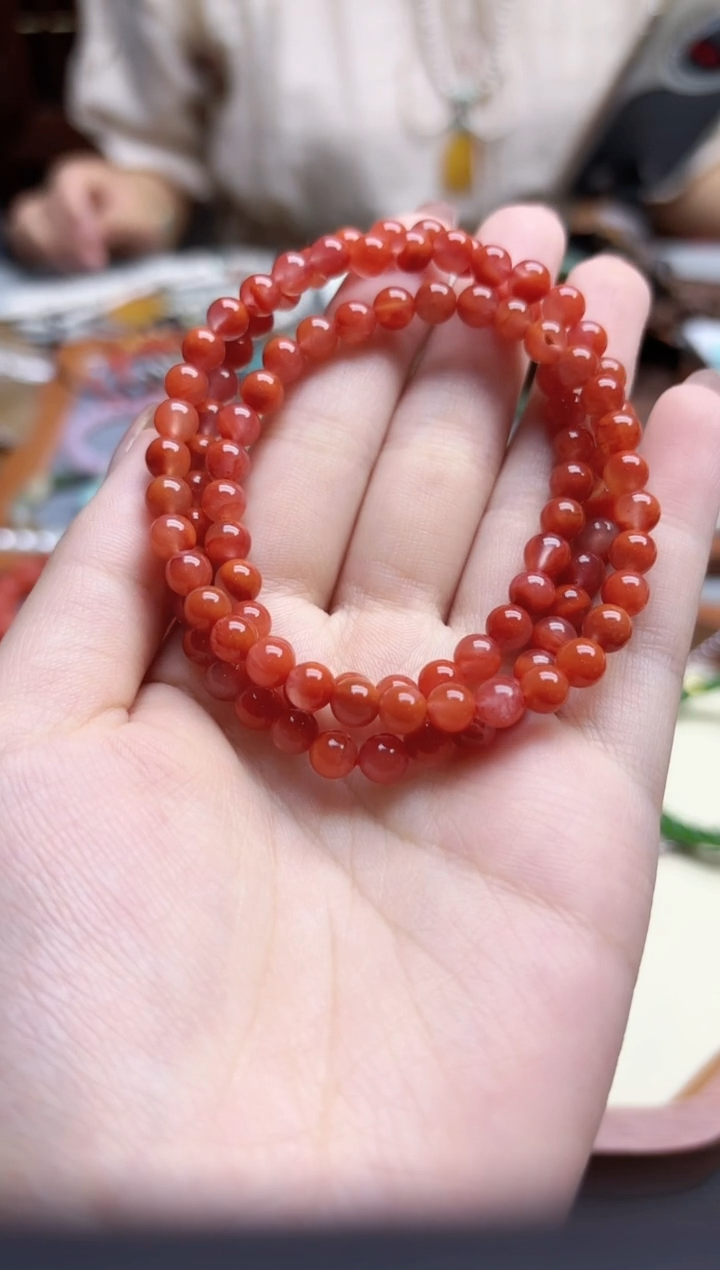 未镶嵌长串南红玛瑙南红长串5mm+ZD