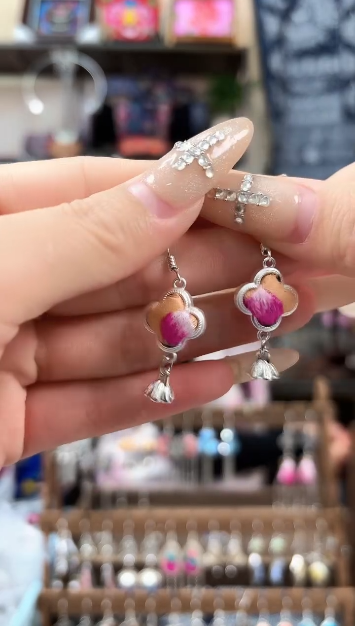 织绣民族风非遗老绣苗银饰品322