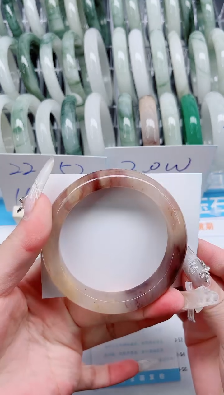 【闪购商品】石英质玉手镯未镶嵌A207-59.6