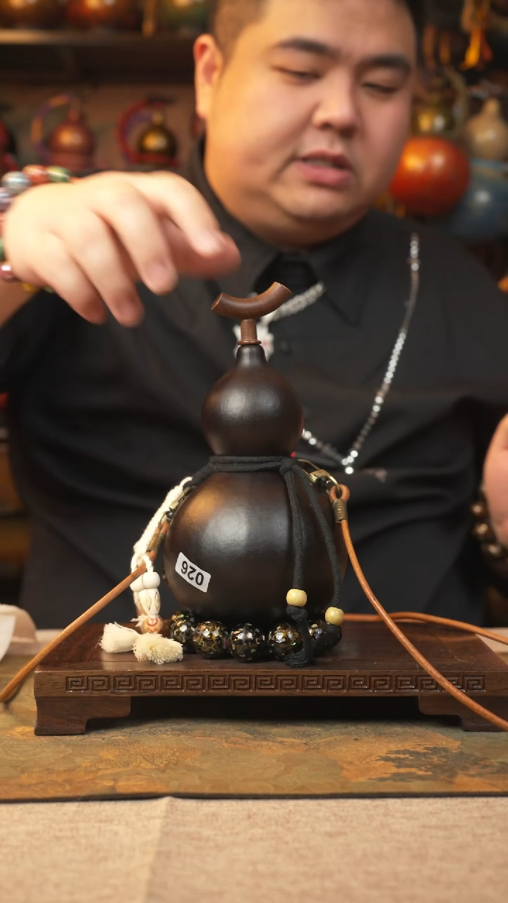 【闪购商品】026大漆葫芦一物一拍记葫堂出品