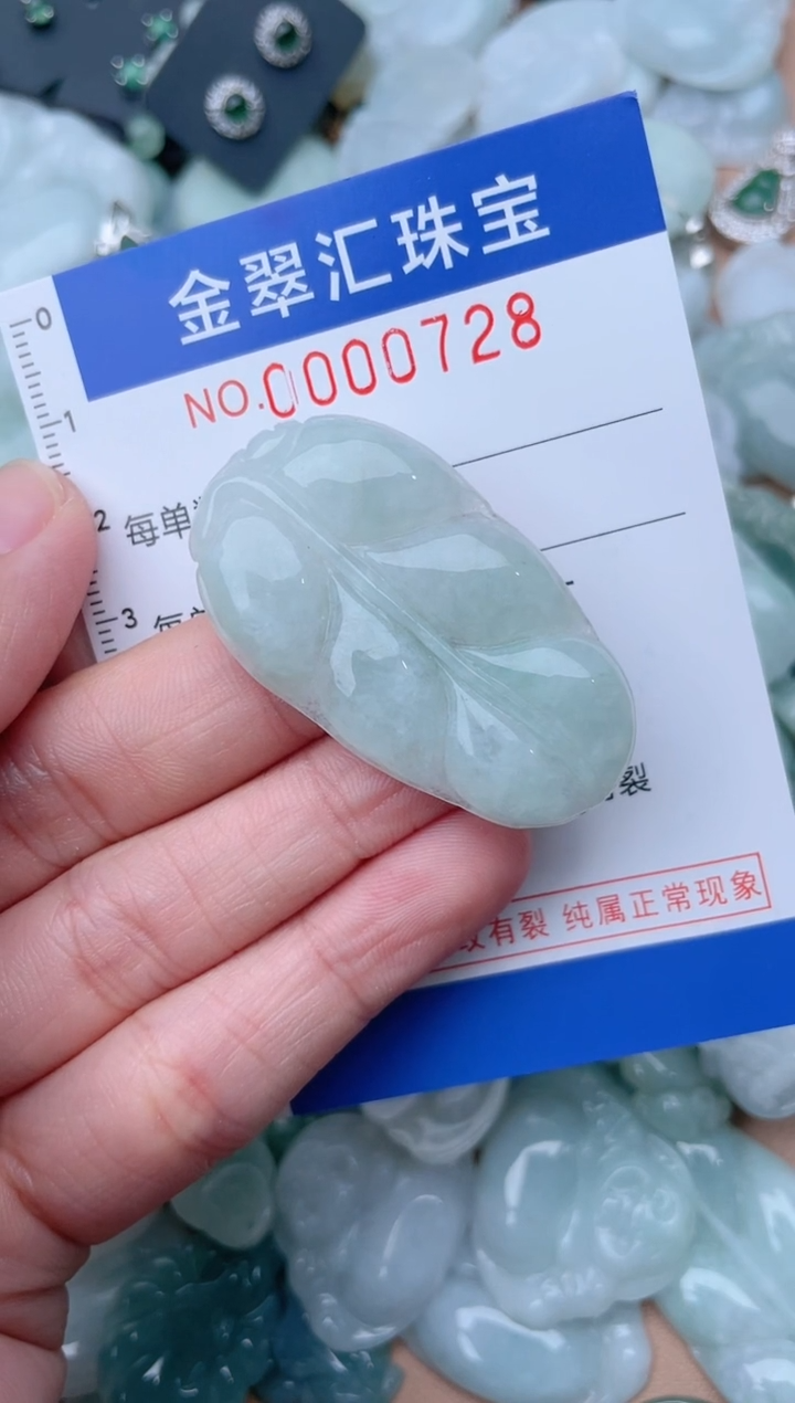 翡翠未镶嵌颈饰728