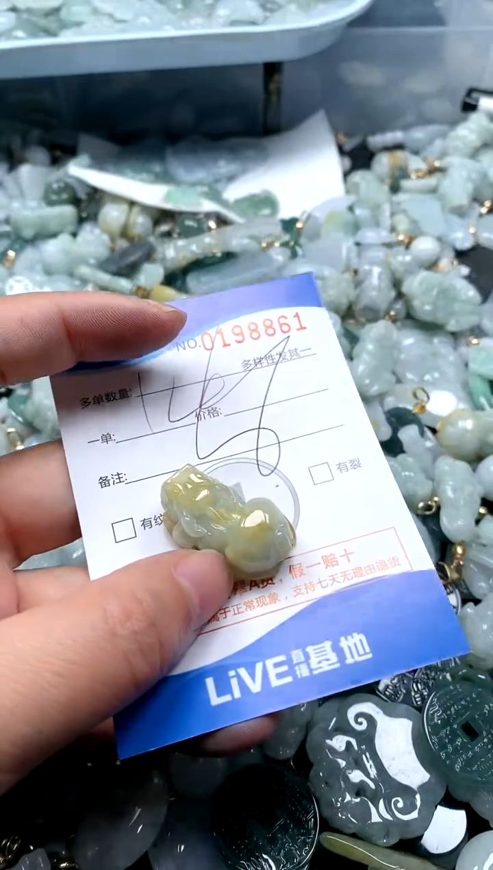 【闪购商品】翡翠颈饰未镶嵌闪购商品0198861