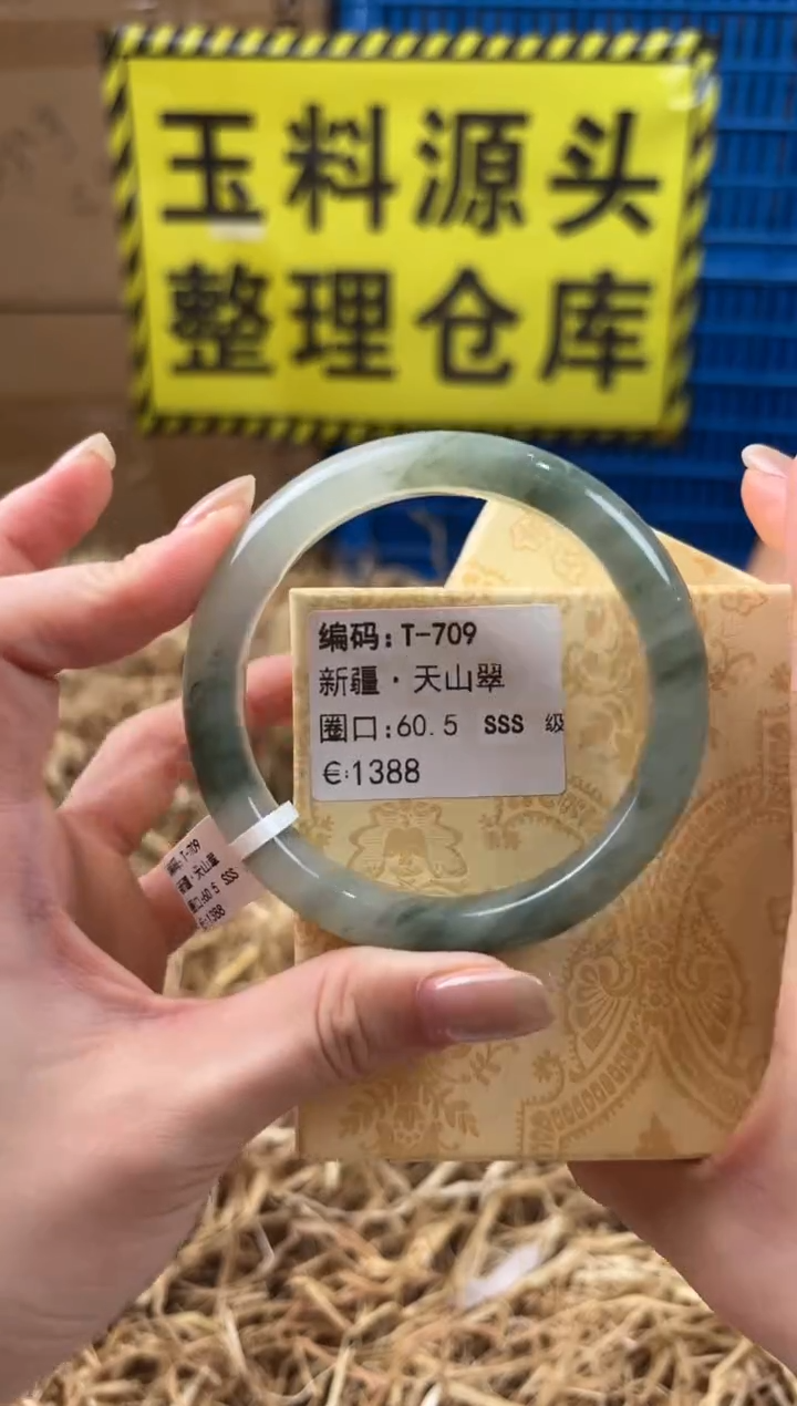 未镶嵌手镯石英质玉T-709